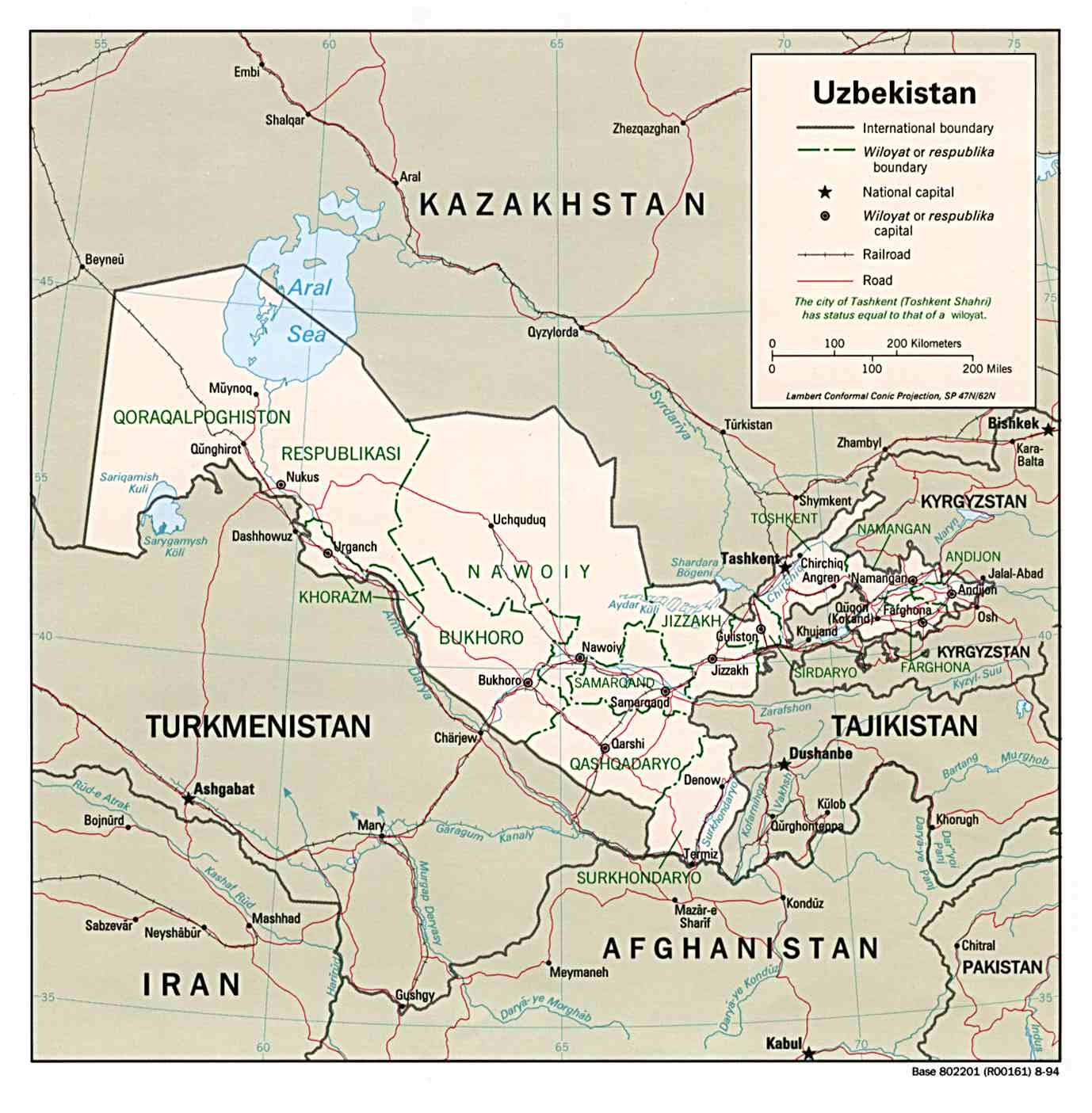 [Update] Bản đồ hành chính đất nước Uzbekistan (Uzbekistan Map) phóng to năm 2022 15