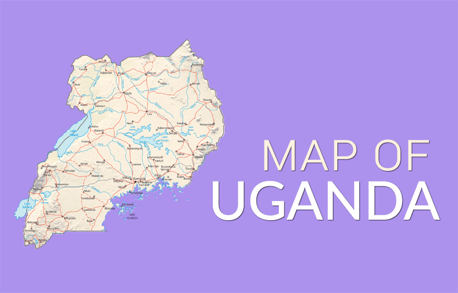 [Update] Bản đồ hành chính đất nước Uganda (Uganda Map) phóng to năm 2022 16