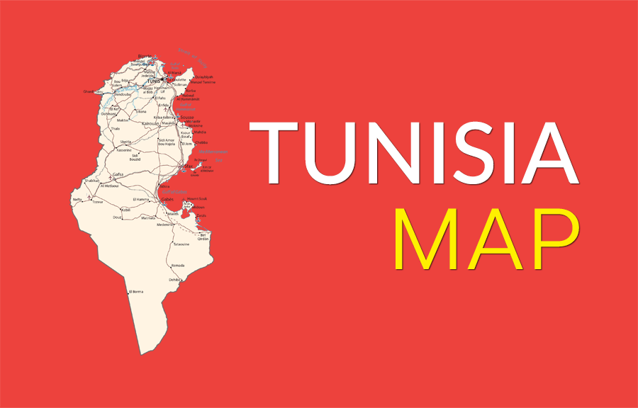 [Update] Bản đồ hành chính đất nước Tunisia (Tunisia Map) phóng to năm 2022 12