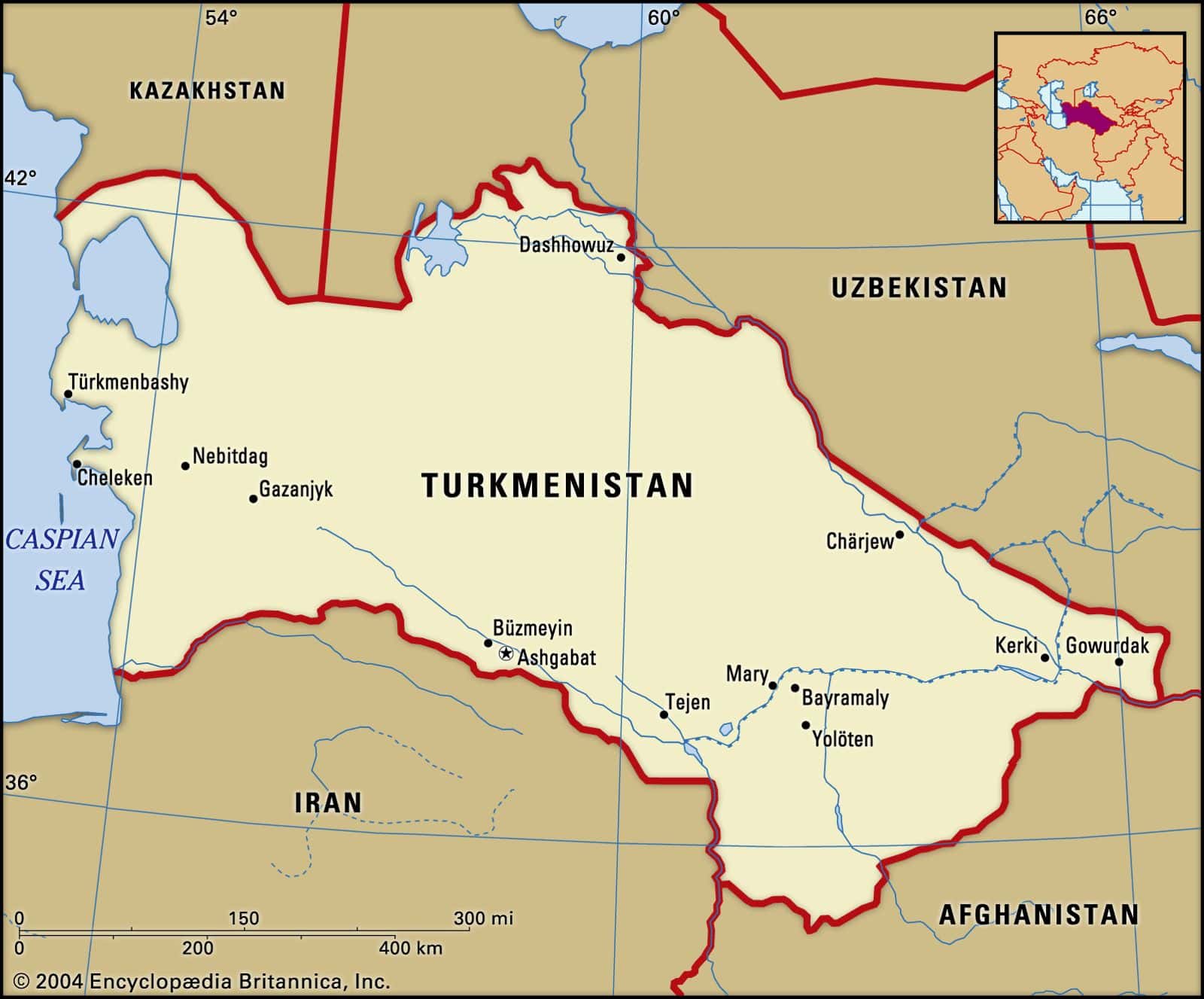 [Update] Bản đồ hành chính đất nước Turkmenisan (Turkmenisan Map) phóng to năm 2022 17