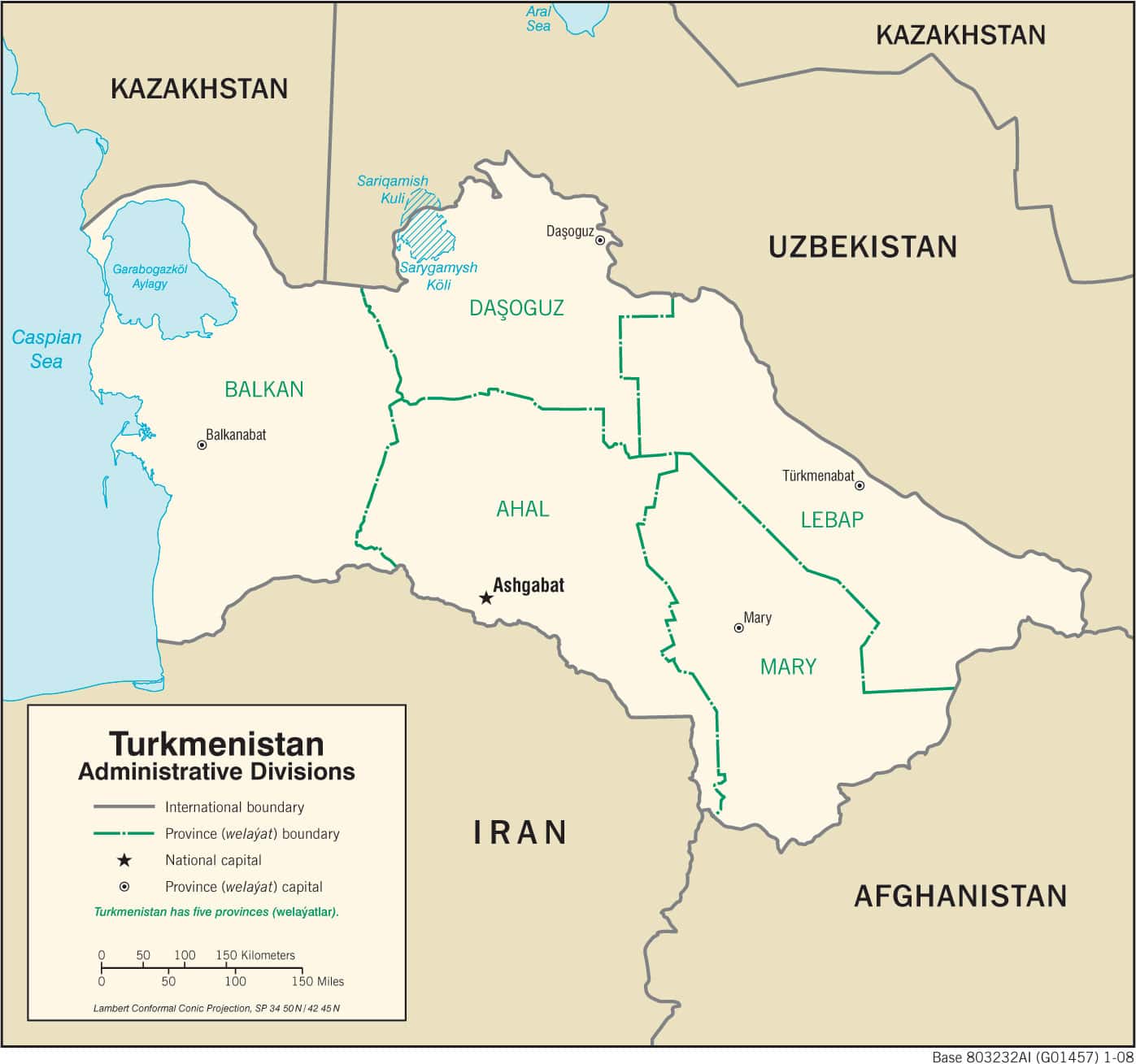 [Update] Bản đồ hành chính đất nước Turkmenisan (Turkmenisan Map) phóng to năm 2022 18
