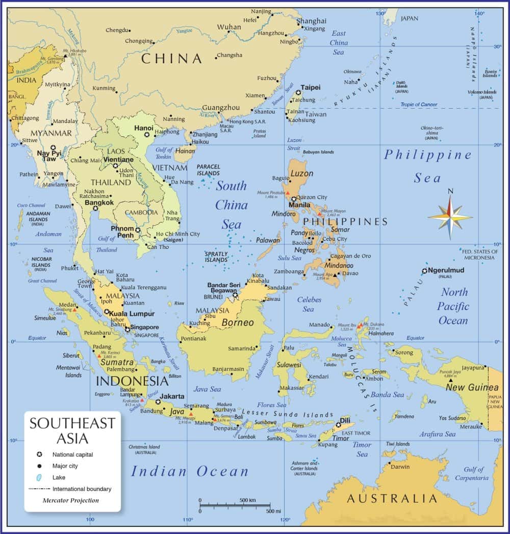 [Update] Bản đồ 11 nước Đông Nam Á khổ lớn năm 2022 22
