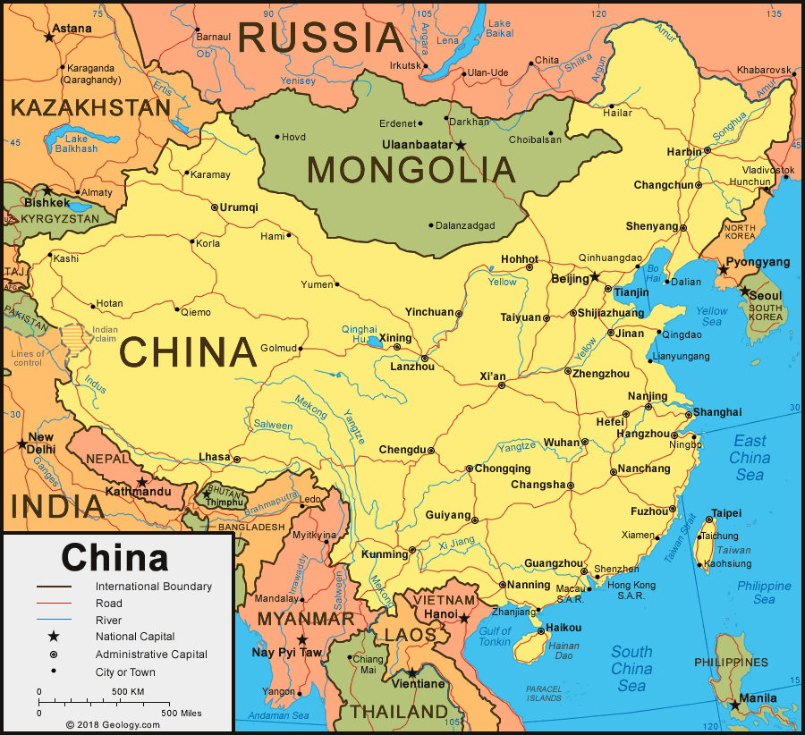 [Update] Bản đồ Trung Quốc (China) khổ lớn phóng to năm 2022 33