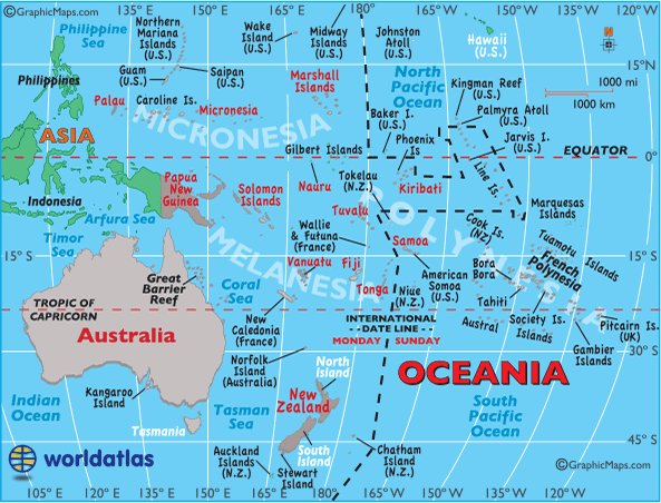 [Update] Bản đồ các nước Châu Đại Dương (Châu Úc) khổ lớn năm 2022 10