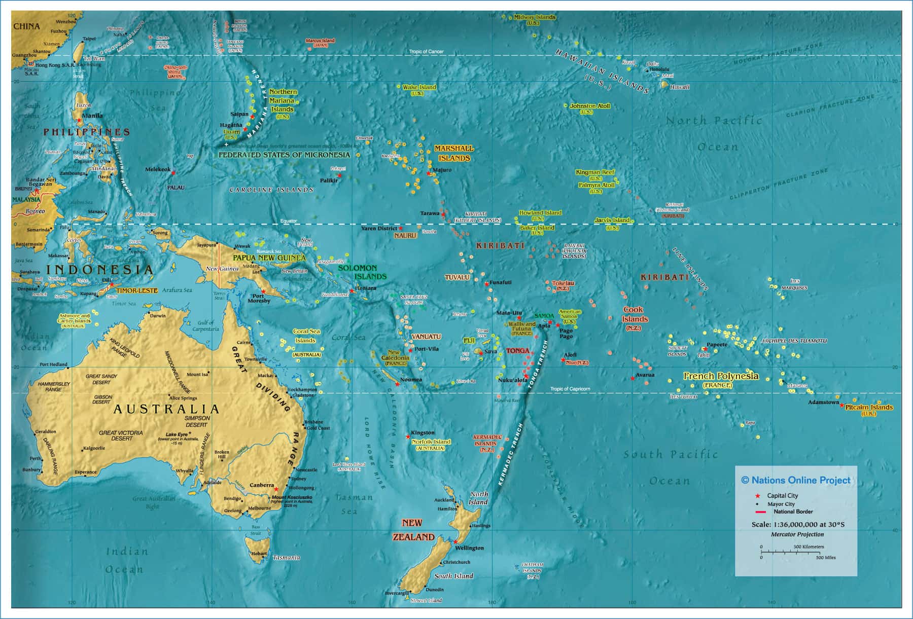 [Update] Bản đồ các nước Châu Đại Dương (Châu Úc) khổ lớn năm 2022 14