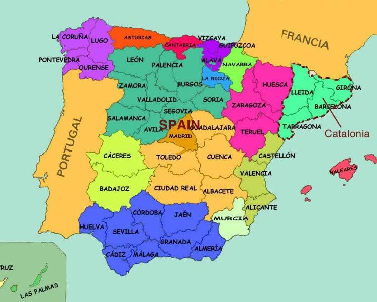 [Update] Bản đồ đất nước Tây Ban Nha (Spain) khổ lớn năm 2022 11