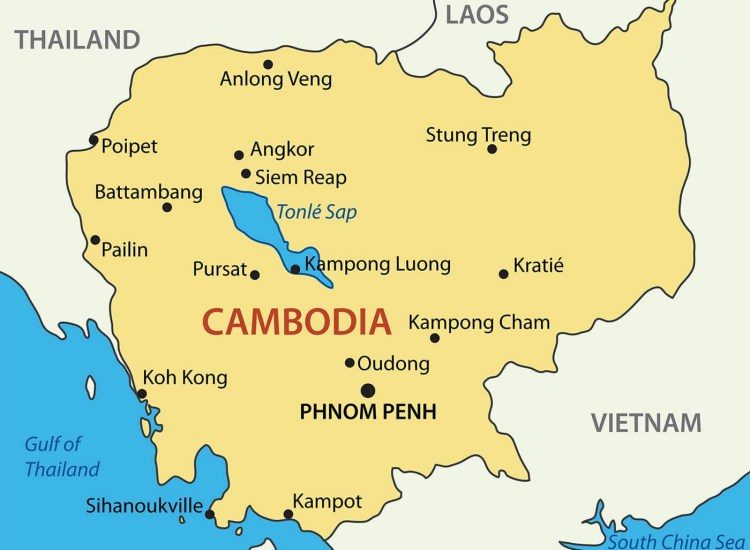 [Update] Bản đồ Campuchia (Cam-pu-chia) khổ lớn phóng to năm 2022 8