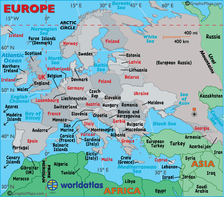 [Update] Bản đồ Châu Âu (Europe Map) khổ lớn phóng to năm 2022 19