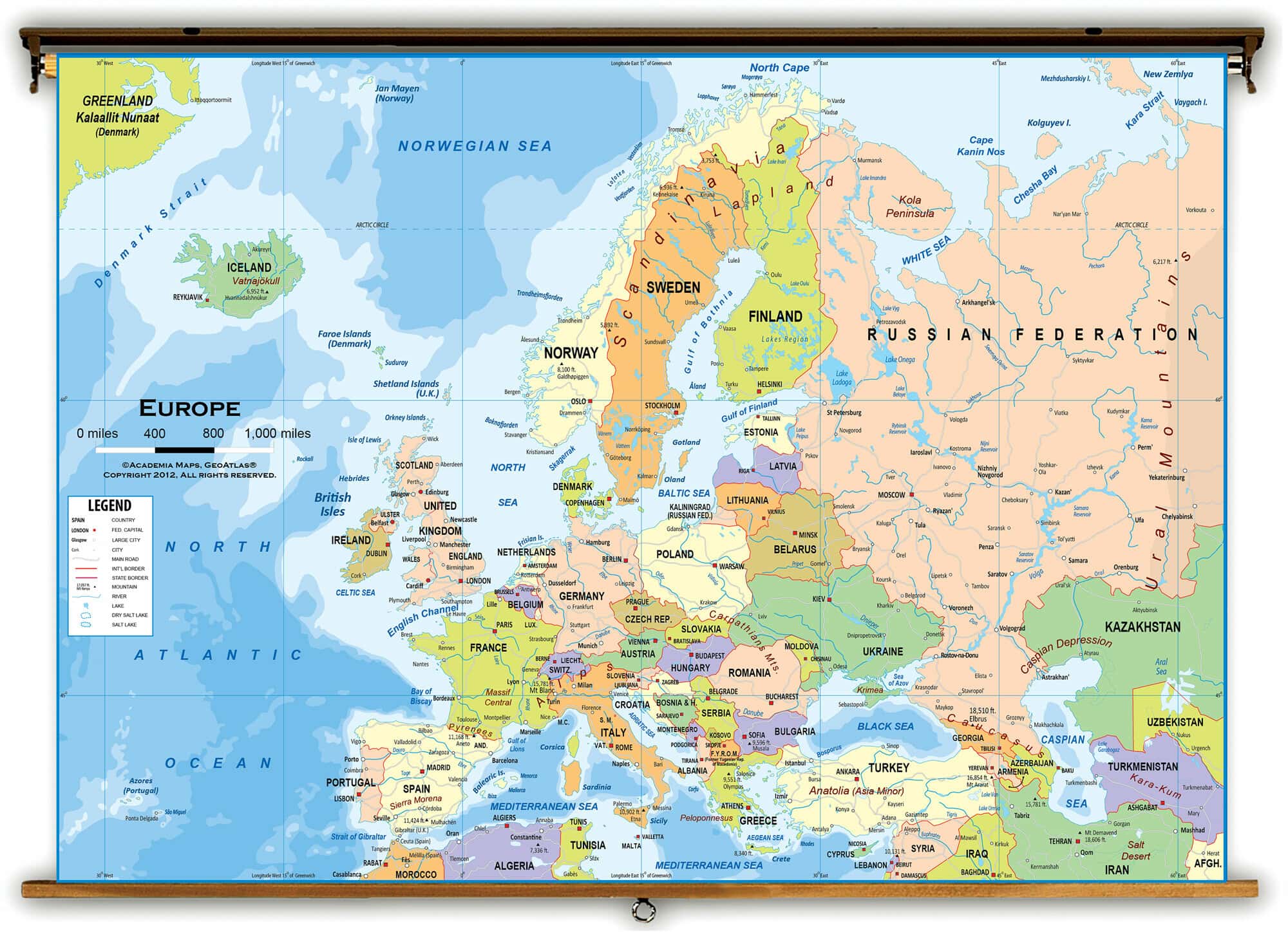 [Update] Bản đồ Châu Âu (Europe Map) khổ lớn phóng to năm 2022 26