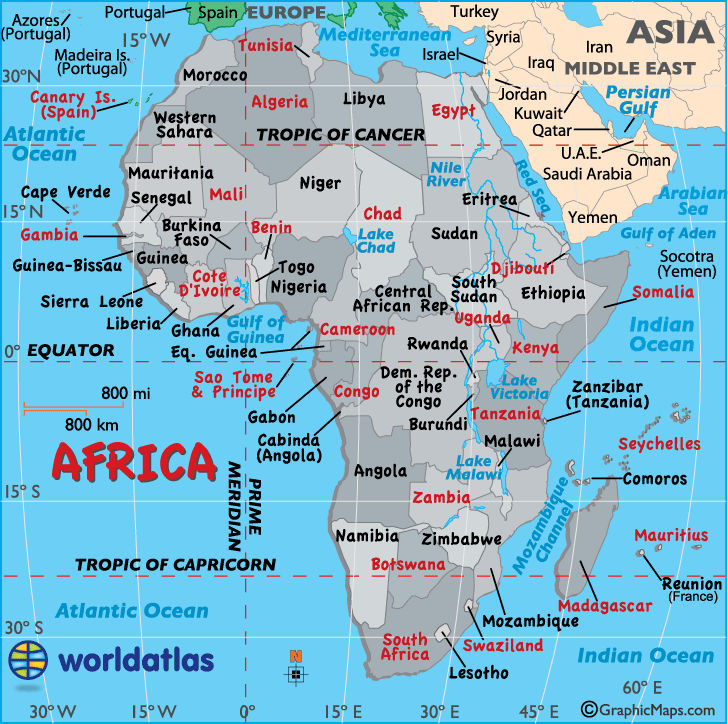 [Update] Bản đồ các nước Châu Phi (Africa Map) phóng to năm 2022 18