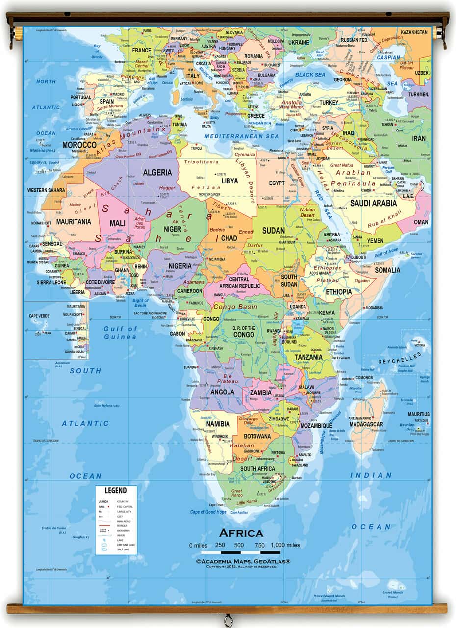 [Update] Bản đồ các nước Châu Phi (Africa Map) phóng to năm 2022 20
