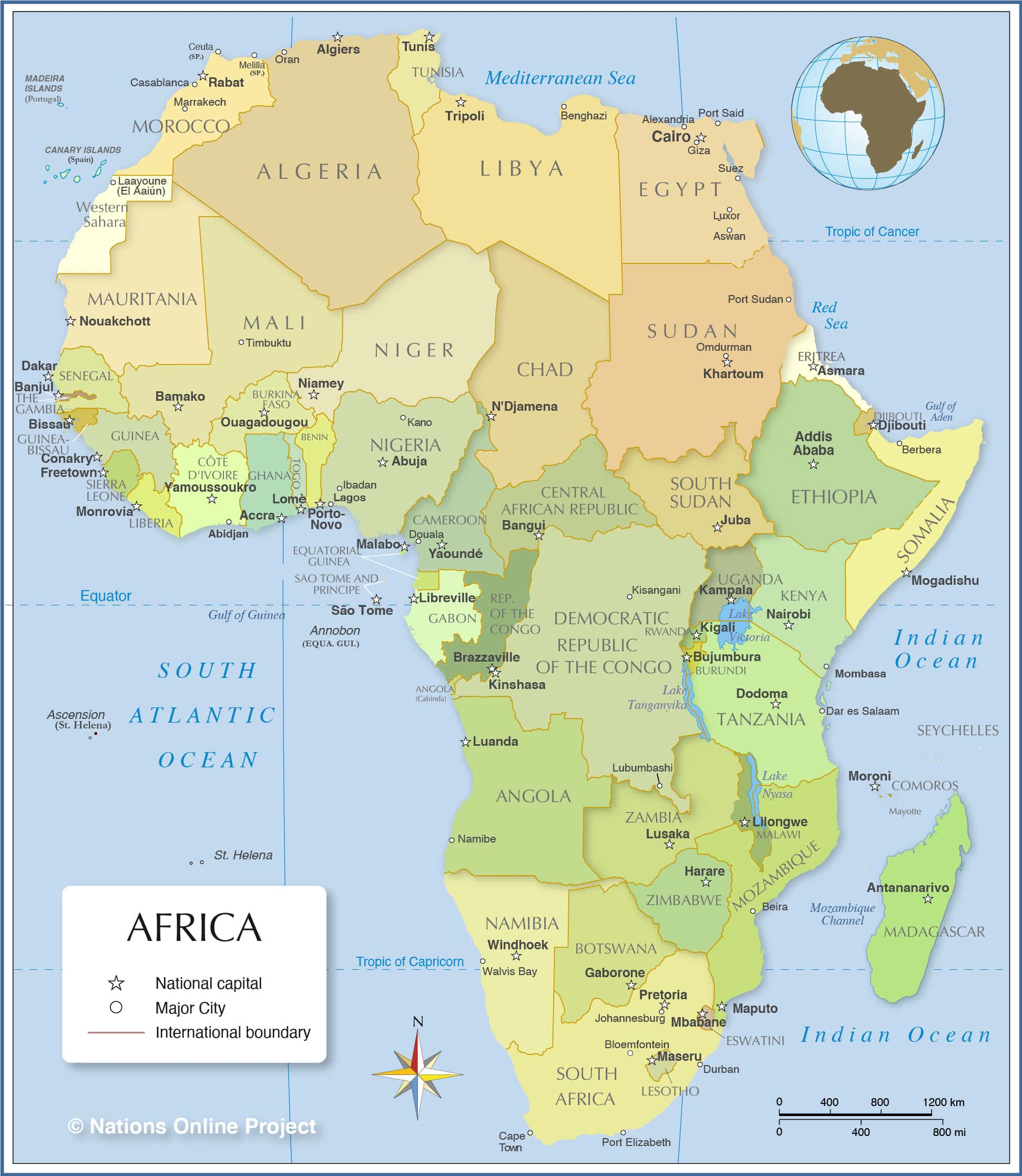 [Update] Bản đồ các nước Châu Phi (Africa Map) phóng to năm 2022 22
