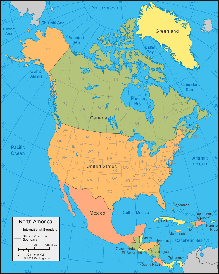 [Update] Bản đồ Châu Bắc Mỹ (North America Map) phóng to năm 2022 16