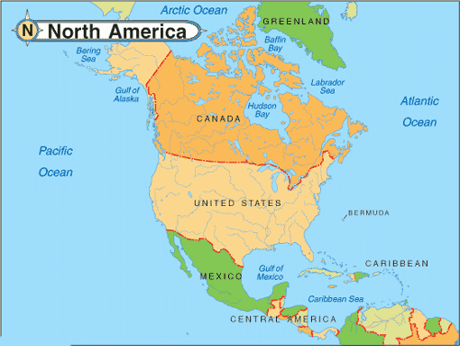 [Update] Bản đồ Châu Bắc Mỹ (North America Map) phóng to năm 2022 21