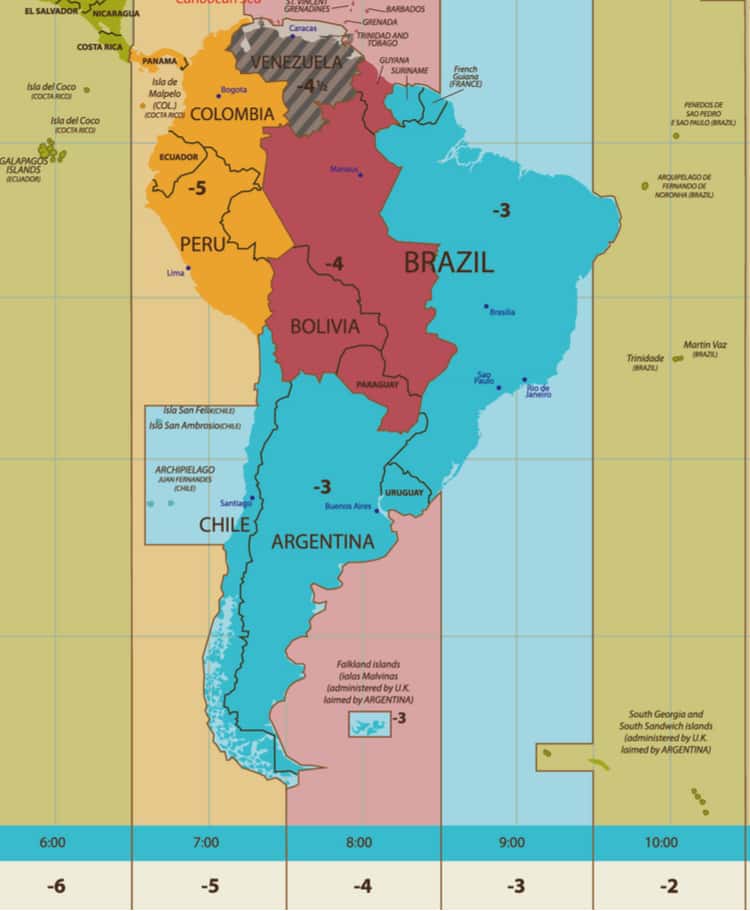 Bản Đồ Châu Nam Mỹ (Nam Mĩ) Mới Nhất Năm 2023 2023