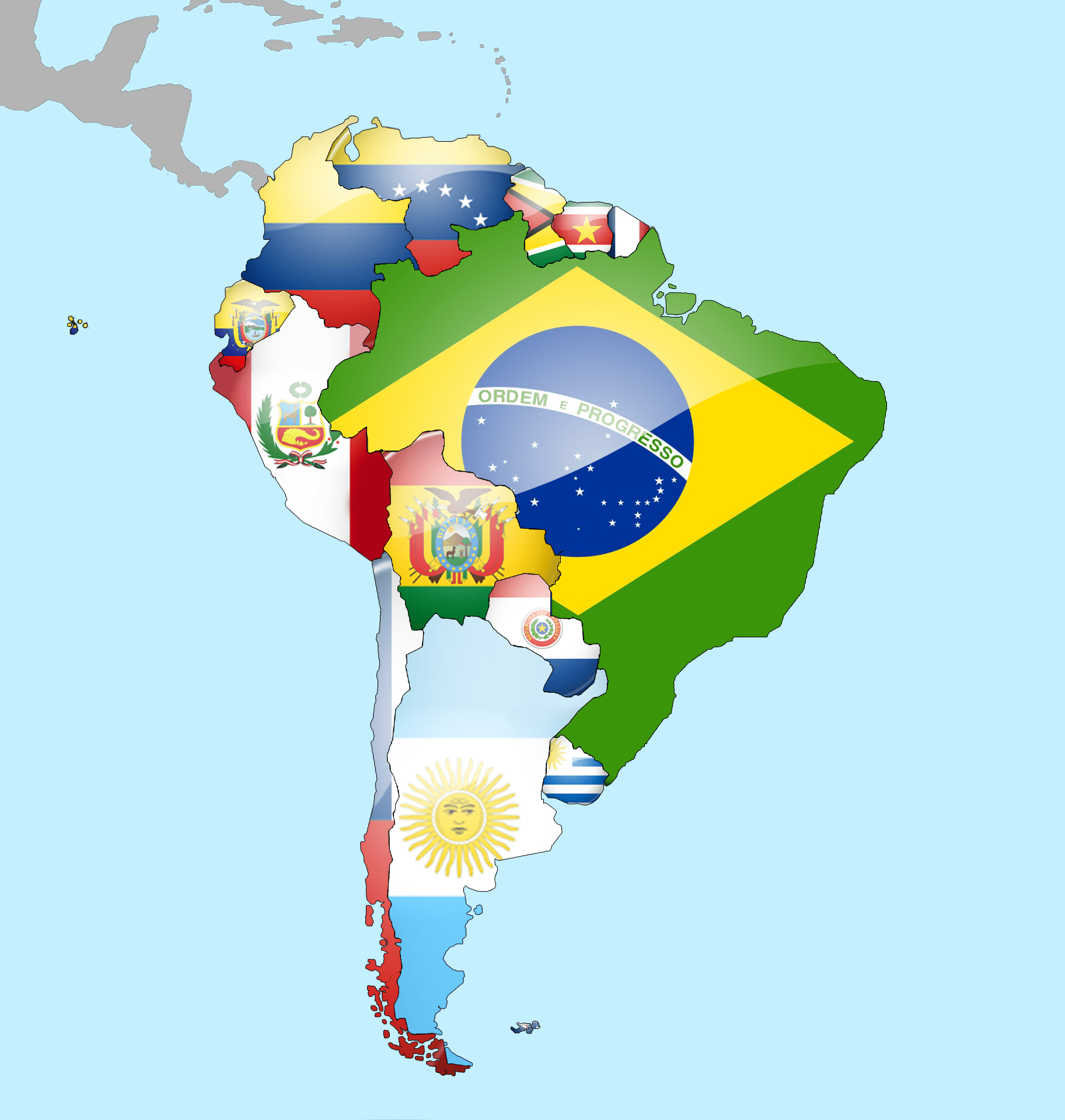 Bản đồ châu Nam Mỹ (Nam Mĩ) mới nhất năm [hienthinam] 29