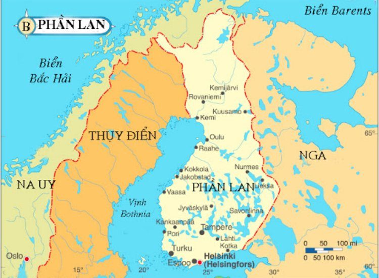 [Update] Bản đồ đất nước Phần Lan khổ lớn phóng to năm [hienthinam] 44