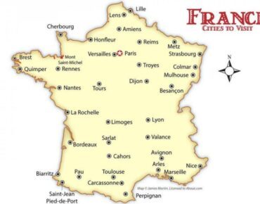 [Update] Bản đồ nước Pháp (France) khổ lớn phóng to năm 2022 1