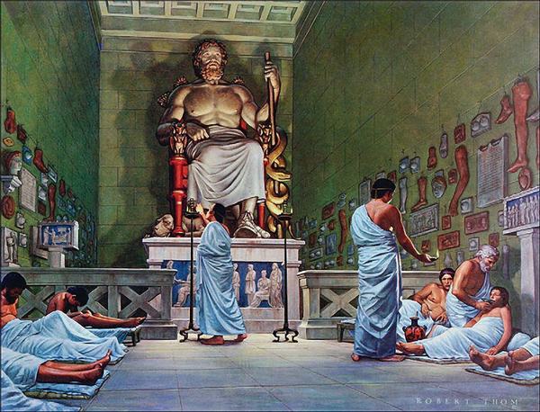 Vị thầy thuốc có năng lực giúp người chết sống lại tên là Asclepius (tức là cung Xà Phu hiện giờ)